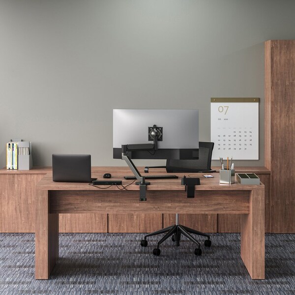 Chief Single Dynamic Monitor Arm Blk DMA1B - main