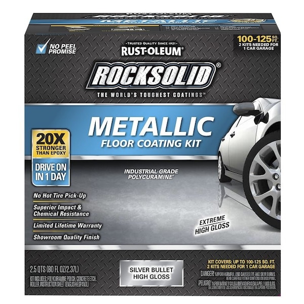Rocksolid FLOOR COAT MET SILVER 286893 - main