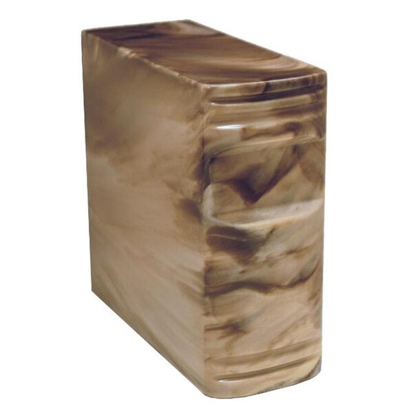 Fasttrack2Fitness Cultured Marble Cremation Majestic Adult Urn, Topaz FA2001548 - main
