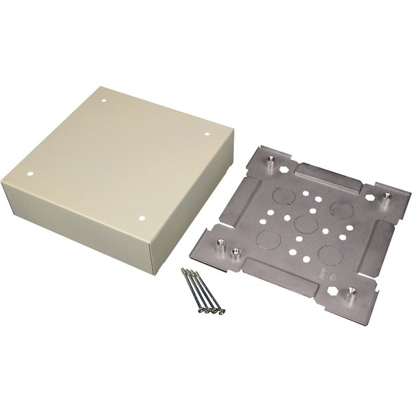 Wiremold Utility Box Fitting, Gray, Steel G3028 - main