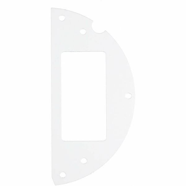 Hubbell Wiring Device-Kellems Recessed 6" Series, Sub Plate, 50% Right Side, (1) Style Line Decorator Opening S1R6SPK - main