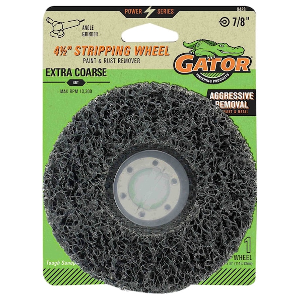 Gator Finishing 4.5 in. Paint and Rust Stripping Wheel, Extra Coarse 9483GA - main