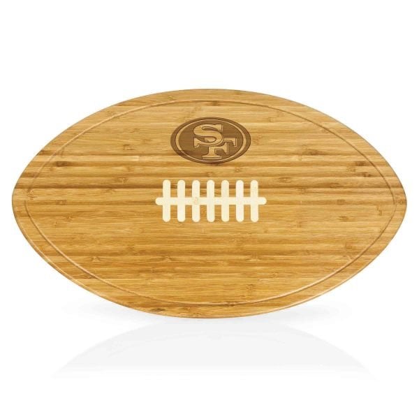 Picnic Time Family Of Brands NFL San Francisco 49ers - Kickoff Football Cutting Board & Serving Tray 908-00-505-273-2 - main