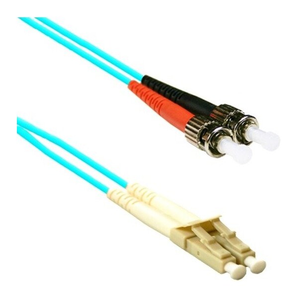Enet St To Lc 15M Om3 Aqua Patch Cable STLC-10G-15M-ENC - main