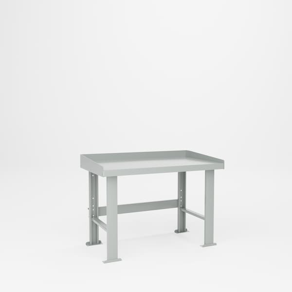 Pucel B-Series Workbench, 28 in D x 48 in L, Gray B-2848 - main