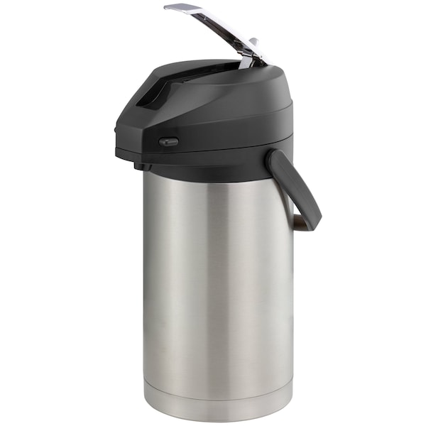 Service Ideas Color Me SVAC, Vacuum Insulated Airpot, Stainless Vacuum, 3 Liter, Brushed CTAL30BL - main