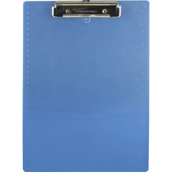 Zoro Select 8-1/2" x 11" Clipboard 1/2", Ice Blue 00439 - main