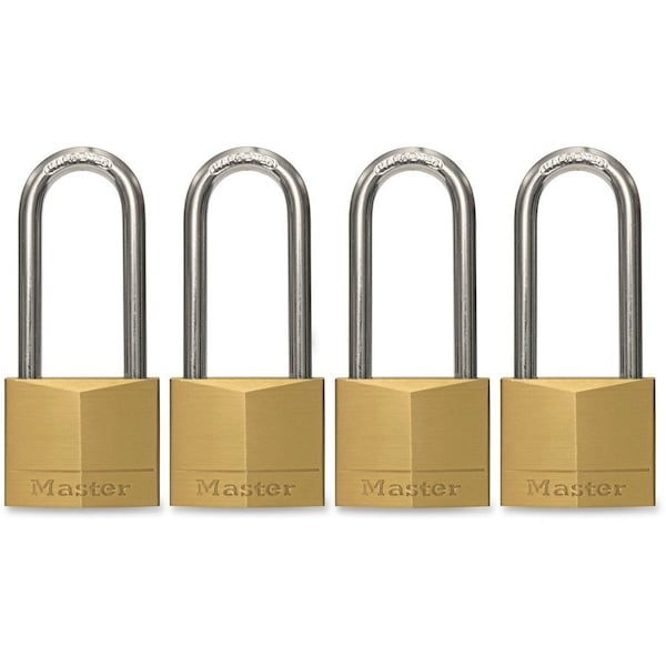 Master Lock 4PK 1916 BRS Padlock 140QLH - main