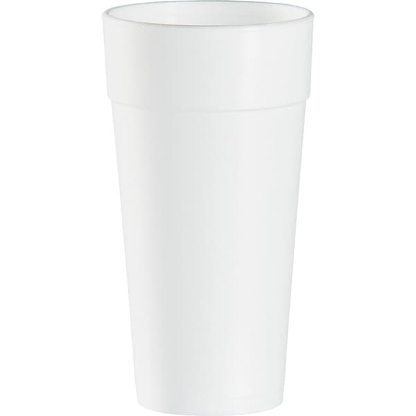 Dart Disposable Hot cup 24 oz. White, Foam, Pk500 24J16 - main