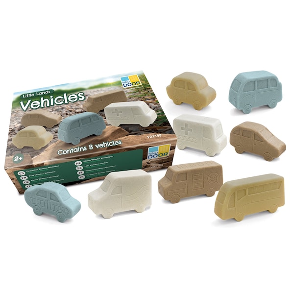 Yellow Door Little Lands Vehicles, 8-Piece Set YD1159 - main