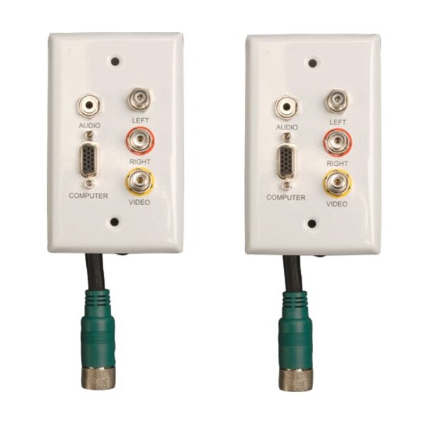Tripp Lite Easy Pull Connector, RCA, VGA, F/F, 3.5mm EZA-VGACSAF-2 - main