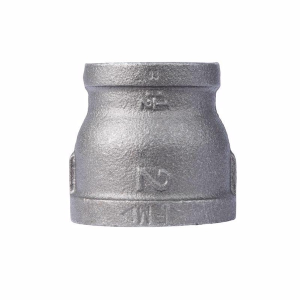 Stz Industries 2 in. FIP each X 1-1/2 in. D FIP Black Malleable Iron Reducing Coupling 310RC-2112 - main