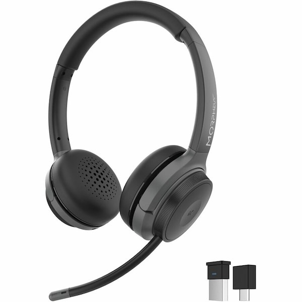 Morpheus 360 ADVANTAGE STEREO WIRELESS HEADSET WITH DETACHABLE BOOM MICROPHONE-B HS6500SBT - main