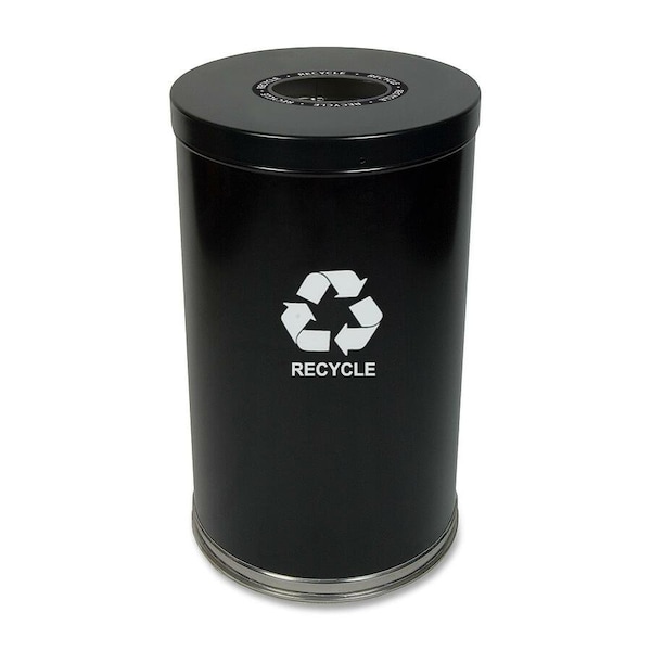 Witt Industries 23 gal Round Black, Metal 18RTBK-1H - main