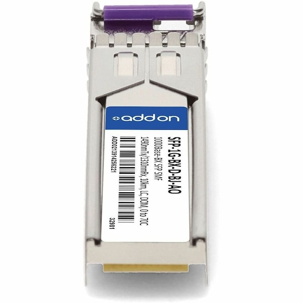 Add-On BROCADE/JUNIPER COMP BX 10KM 1490/1310NM SFP-1G-BX-D-BJ-AO - main