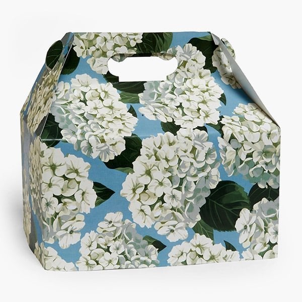 Nashville Wraps Hydrangea Blossoms Gable Box, 9.5x5x5, 6PK HYBGB - main