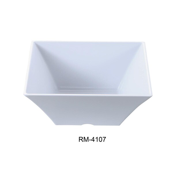 Yanco Rome 7.5 in. Square Bowl, White - 48 oz, 24PK RM-4107 - main