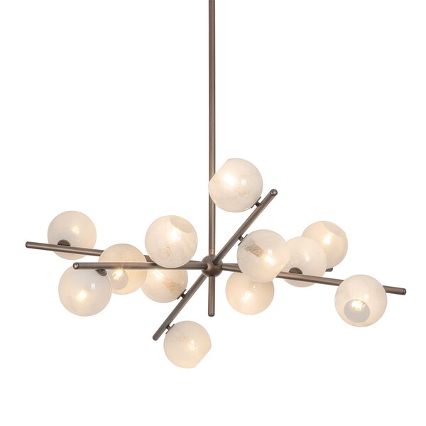 Troy Lighting 1 Light Ahrens Pendant Patina Brass F3736-PBR - main