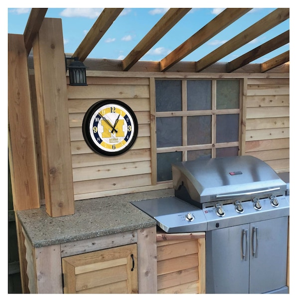 Holland Bar Stool Co United States Army - 250 Years Indoor/Outdoor LED Wall Clock ODClk14BK - main