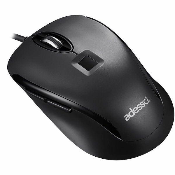 Adesso Adesso iMouse F1 Wired USB Mouse with Fingerprint Reader (TAA Compliant) IMOUSEF1-TAA - main