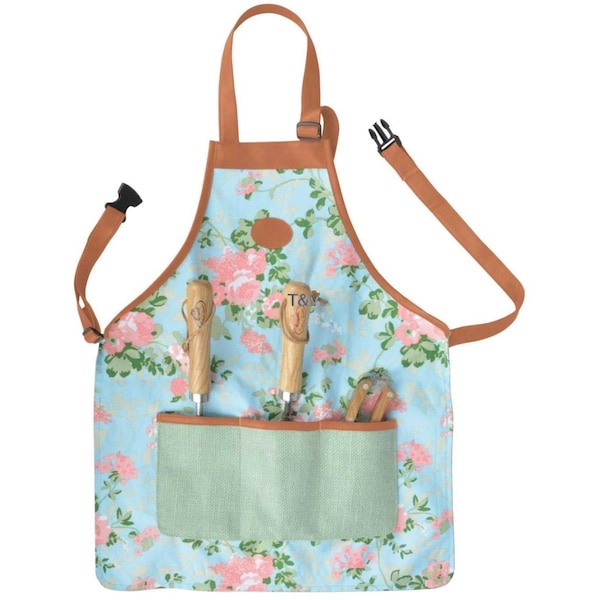Entretenimiento Rose Print Canvas Apron EN2669217 - main