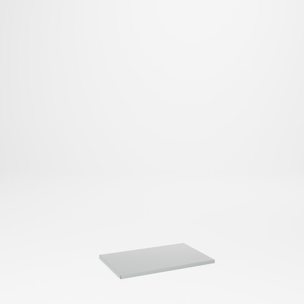 Pucel Bi-Fold Door Cabinet, 36 in W x 24 in D, Additional Shelf, GRAY BD-3624-SHELF - main