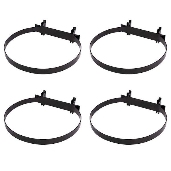 Mytee Products E-Track 5 Gallon Bucket Holder for Enclosed Trailer Max 12-2/5in Bucket Dia, 4PK ETK-BHx4 - main