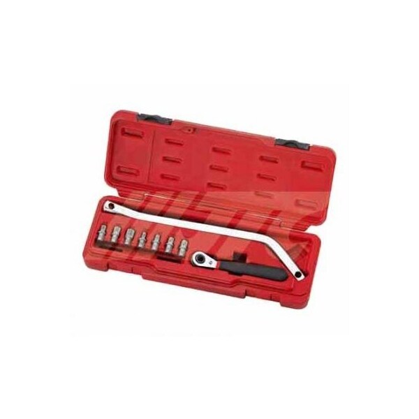 Jtc Auto Tools 7-piece door hinge bolt removal kit with angle wrench 4754 - main