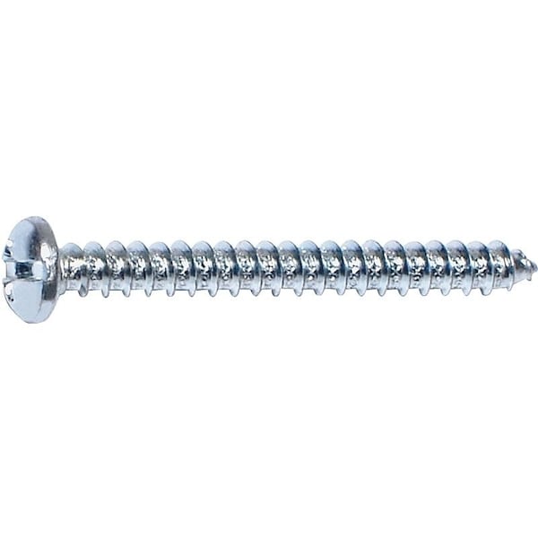 Midwest Fastener Sheet Metal Screw, #8 x Zinc Plated Steel Pan Head Phillips Drive 3178 - main