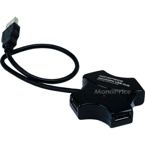 Monoprice 4-Port USB 2.0 HUB - USB - External - 4 USB Port(s) - 4 USB 2.0 Port(s) 6631 - main