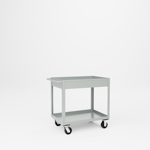 Pucel Tray Top Box Truck, 24 in W x 36 in D x 37 in H, 6 in Deep Box, Gray TT-2436-6P - main