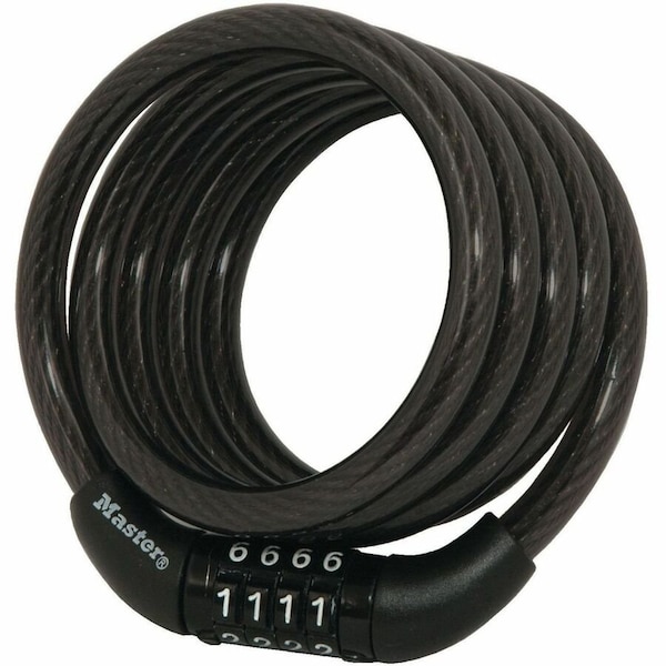 Master Lock 5/16 in. D X 48 in. L Vinyl Coated Steel Locking Cable 8143D - main