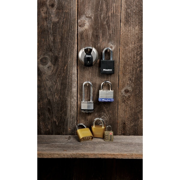 Master Lock Magnum 2-3/4'' W. Stainless Steel Discus Keyed Different Padlock M40XD - main