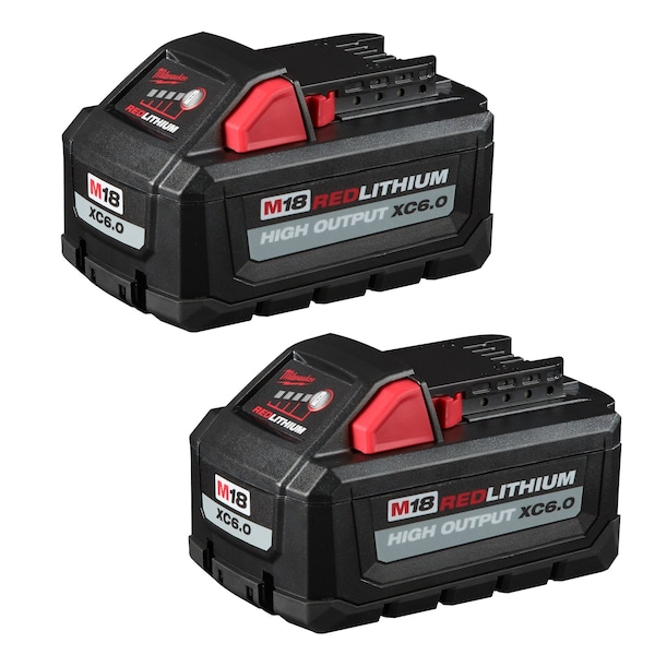 MILWAUKEE M18 REDLITHIUM HIGH OUTPUT Battery Pack (2 Pk) (48