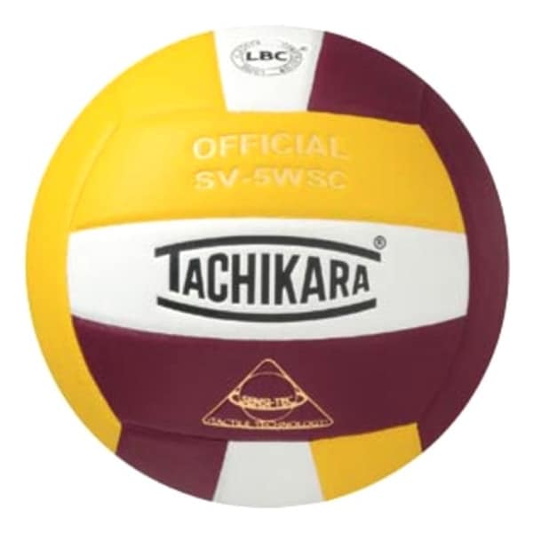 Tachikara Tachikara SV5WSC.GWC Sensi-Tec Composite High Performance Volleyball - Gold-White-Cardinal SV5WSC.GWC - main