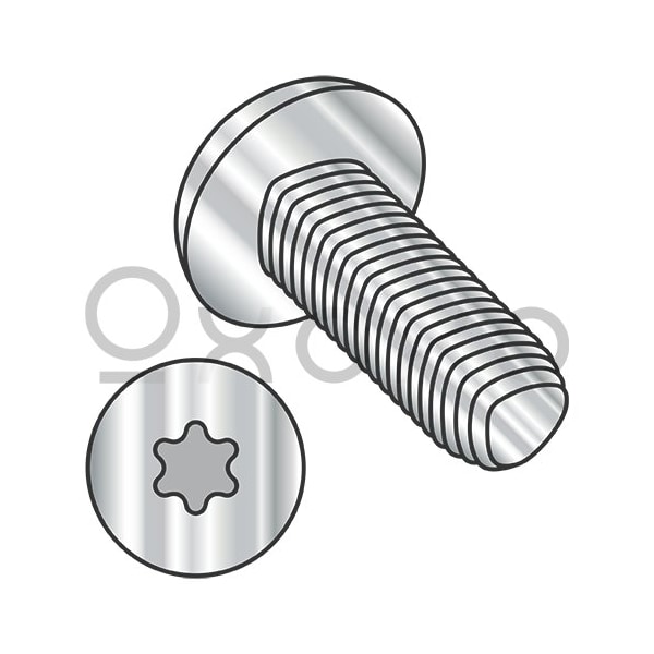 Oxoxo 10-32X3/8 6 Lobe Pan Taptite Alternative Thread Rolling Full Thrd 410 Stainless Pass &Wax, 4000PK 396813 - main