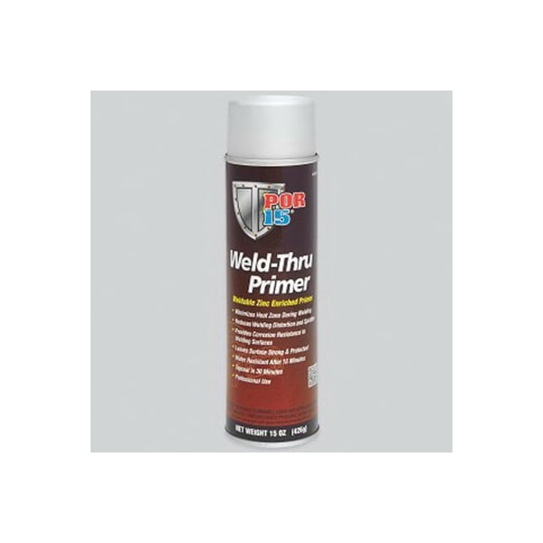 Por-15 Weldable Zinc Enriched Primer, 15 oz Aerosol Can, Light Gray, Gas 41418 - main