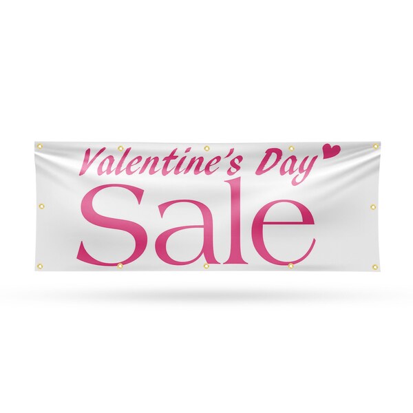Signmission Valentines Day Sale, 48 Inch x 120 Inch, Vinyl Banner B-120-30905 - main