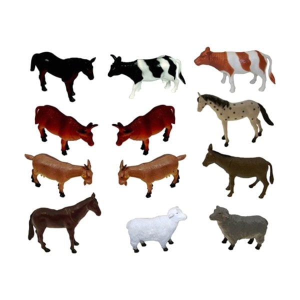 Get Ready Kids Farm Animals Playset, 12 Pieces 870 - main