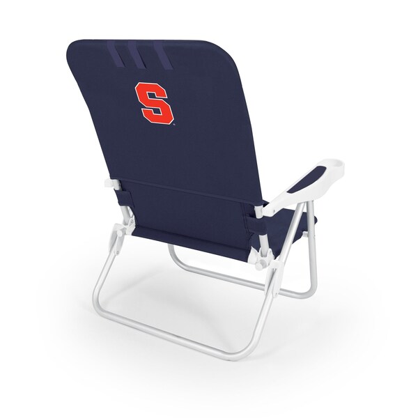 Picnic Time Family Of Brands NCAA Syracuse Orange Monaco Reclining Backpack Beach Chair, Outdoor Folding Lounge Chair 790-00-138-544-0 - main