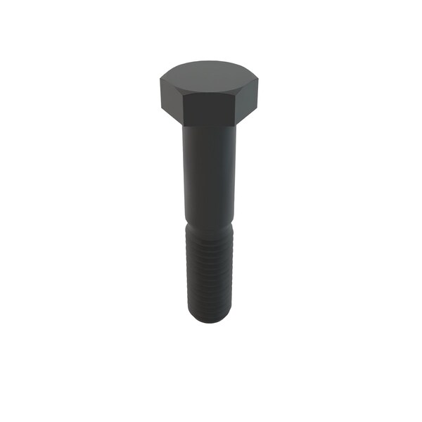 Zoro Select Not Graded, 1/2"-13 Hex Head Cap Screw, Black Oxide Stainless Steel, 2-1/2 in L, 10 PK 31-BLH-50C-250 - main