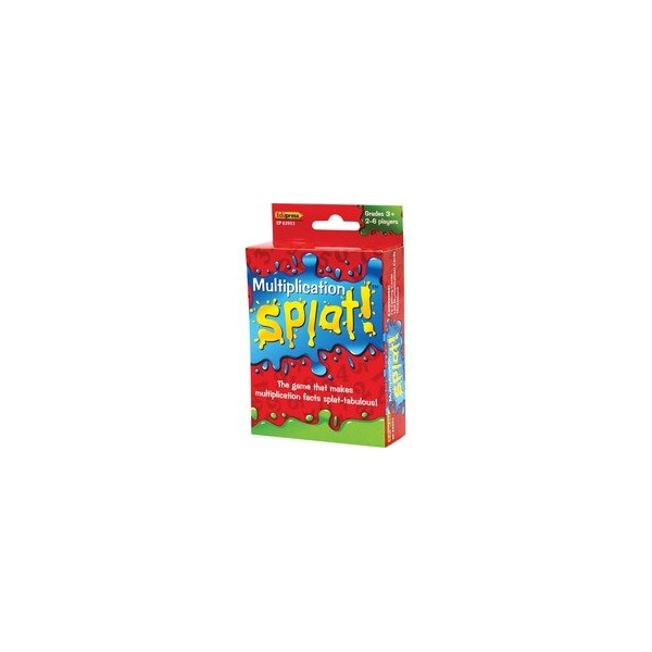 Teacher Created Resources Math Splat Multiplication, 225 Card(s), Learning, Educational 63953 - main