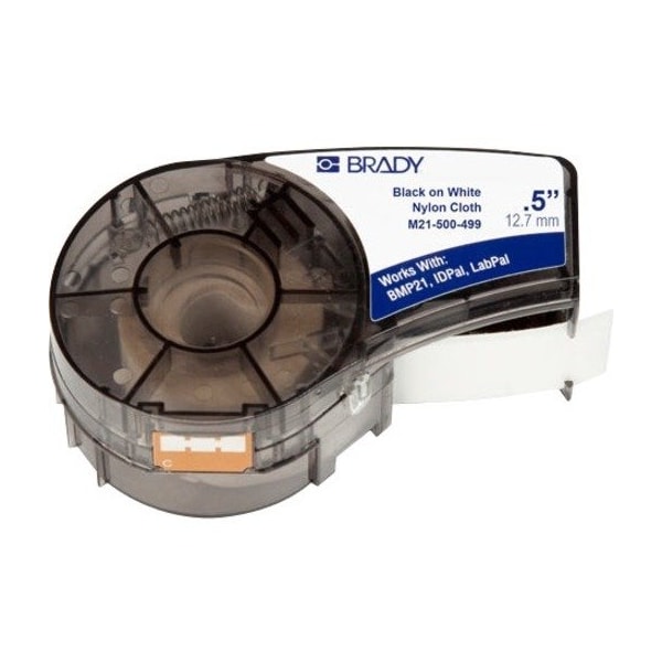 Brady Aggressive Adhesive Multi-Purpose Nylon Labels for Brady M210 and M211, 0.5in M21-500-499 - main