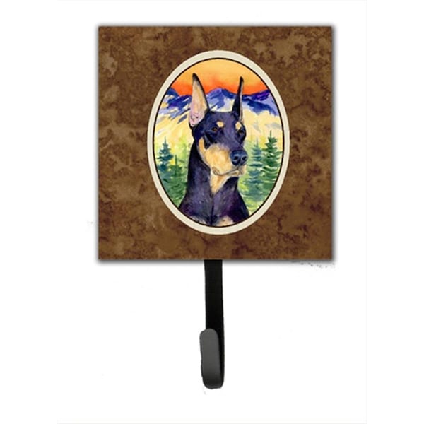 Carolines Treasures 4.25 x 6 in. Doberman Leash Or Key Hook SS8658SH4 - main