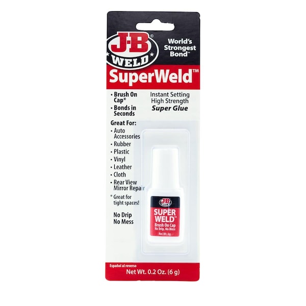 J-B Weld 33106 6 g, JB Superweld Brushed Glue JBW33106 - main