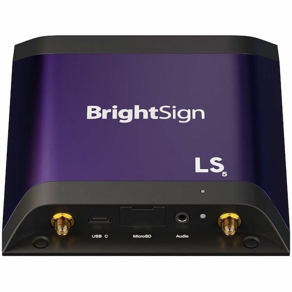 Brightsign H.265, Full HD, HTML5, graphics & digital audio, ideal for looping video, simple HTML5 widgets and LS425 - main