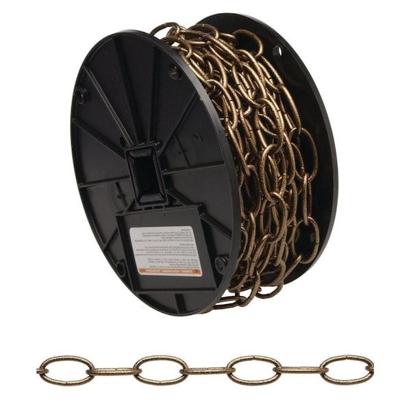 Campbell Chain & Fittings Chain Deco No10 Brsnic 40Ft Rl 0722010 - main