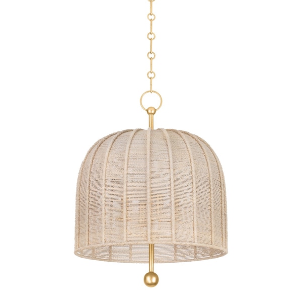 Troy Lighting Lonnie 4 Light Pendant 20 In. Vintage Gold Leaf F1620-VGL - main