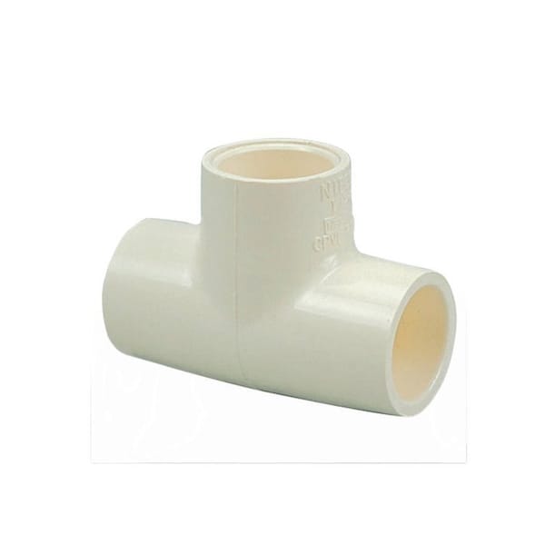 Nibco 161513 Pipe Tee, 3/4 x 1/2 x 3/4 in, Slip, CPVC T00190T - main