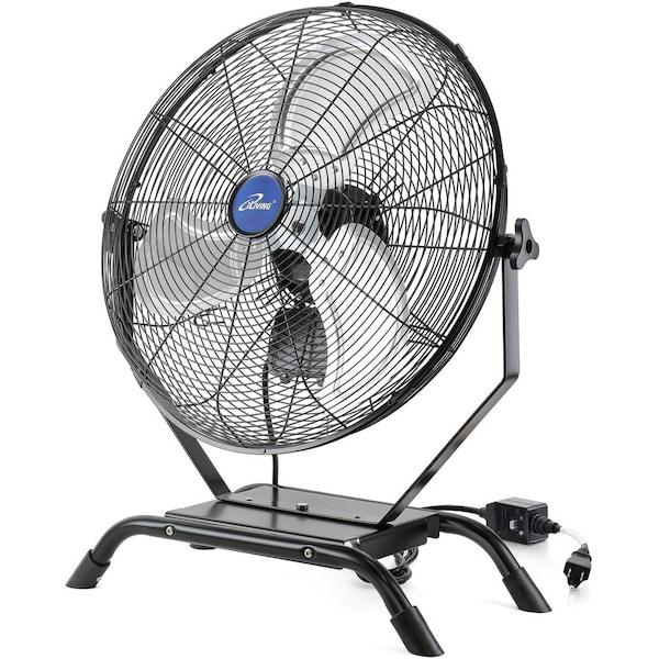 Iliving Floor Fan W/ Adjustable Tilt Head, Wall Mount, 20 in Blade Dia, 120V ILG8E20-15 - main